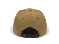 Bull USA Embroidered Snapback Cap Tan Back View