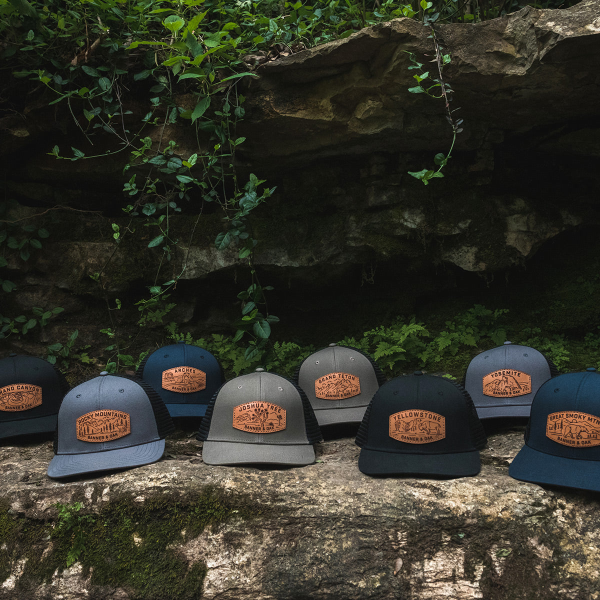 Limited Edition National Park Cap Series from Banner and Oak