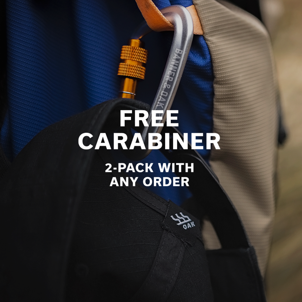 Get Your Free Carabiner 2-Pack with any Order This Weekend