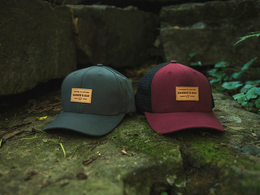 Pike Leather Patch Snapback Cap Collection