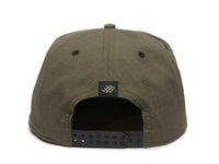Mojave Scout Patch Snapback Cap Olive Green Back View
