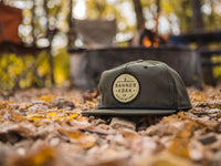 Mojave Scout Patch Snapback Cap Olive Green LIfestyle Image