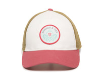 Pathfinder Scout Patch Snapback Trucker Ladies Fit Hat White Front View