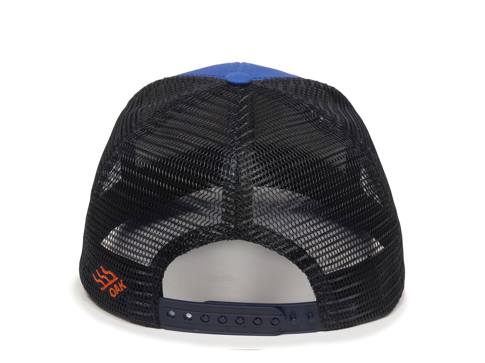 Sierra Scout Patch Snapback Trucker Hat Royal Blue Back View