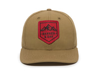 Sierra Scout Patch Snapback Cap Tan Front View