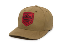 Sierra Scout Patch Snapback Cap Tan Front Right View