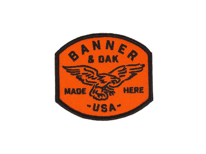 Eagle Scout Embroidered Patch Orange